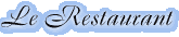 Le restaurant